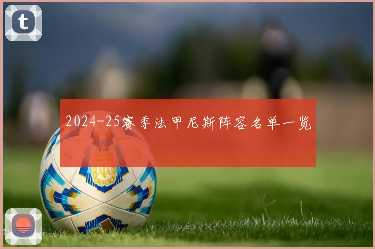 2024-25赛季法甲尼斯阵容名单一览